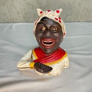 J.E. Stevens Pat. 455-1869 Mechanical Cast Iron Americana Bank